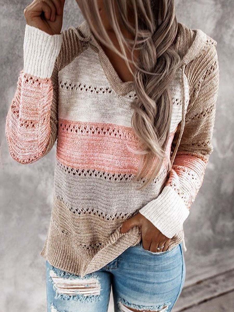 Hollow Out Knitted Tops