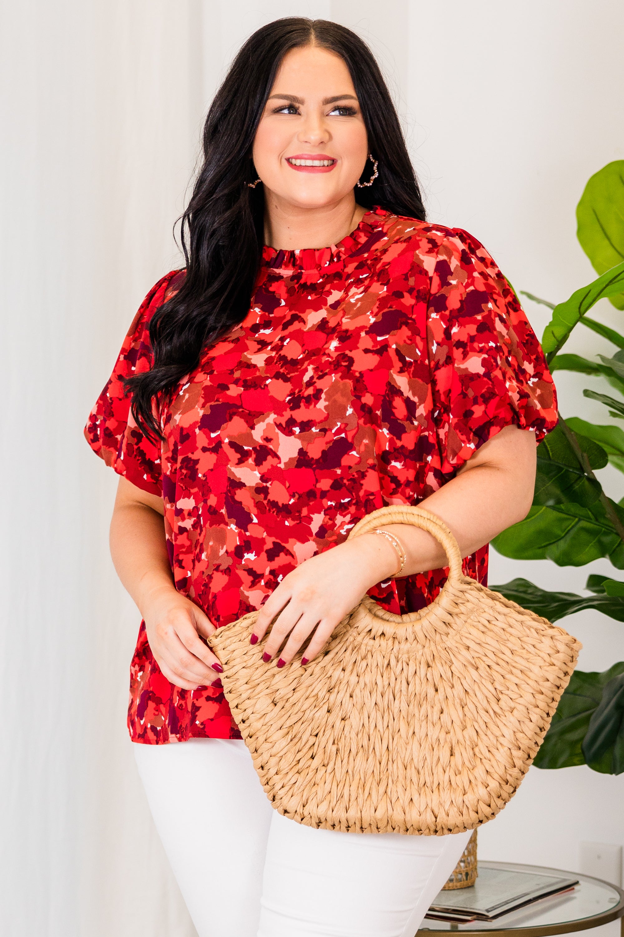 Open To Your Thoughts Top. Red