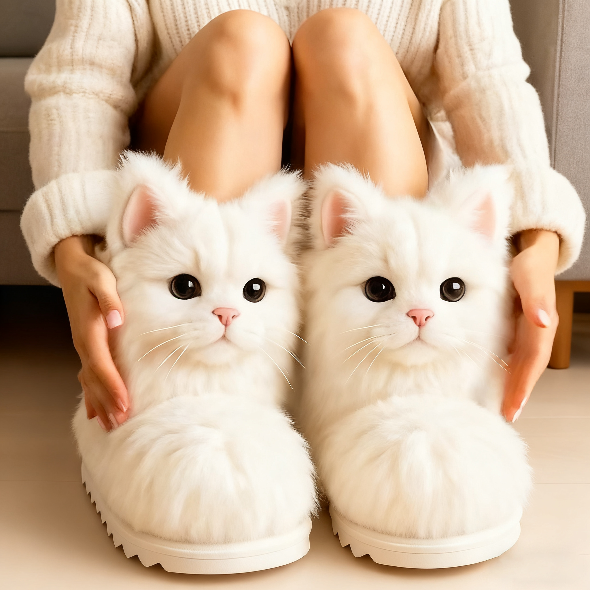 Fluffy Cat Boots for Women Who Love Comfort