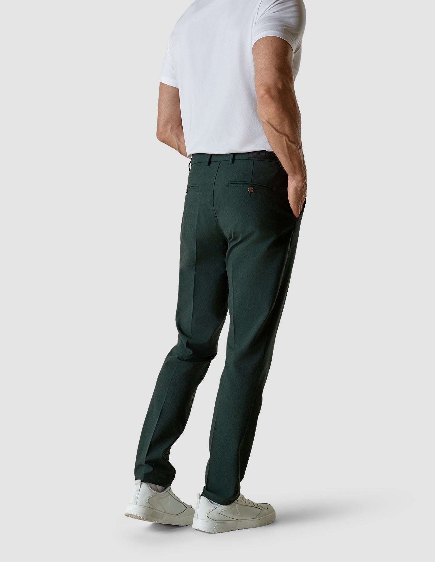 Essential Suit Pants Slim Pine Green