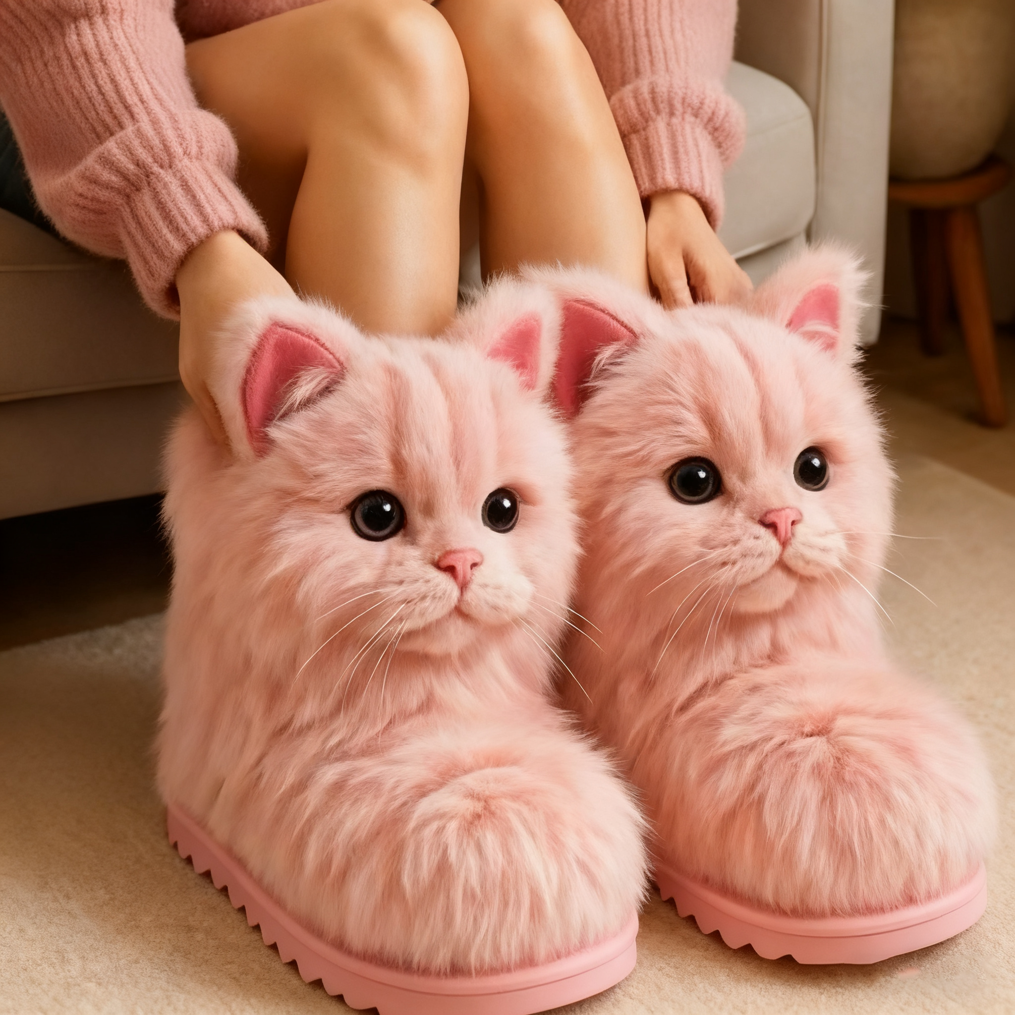 Fluffy Cat Boots for Women Who Love Comfort