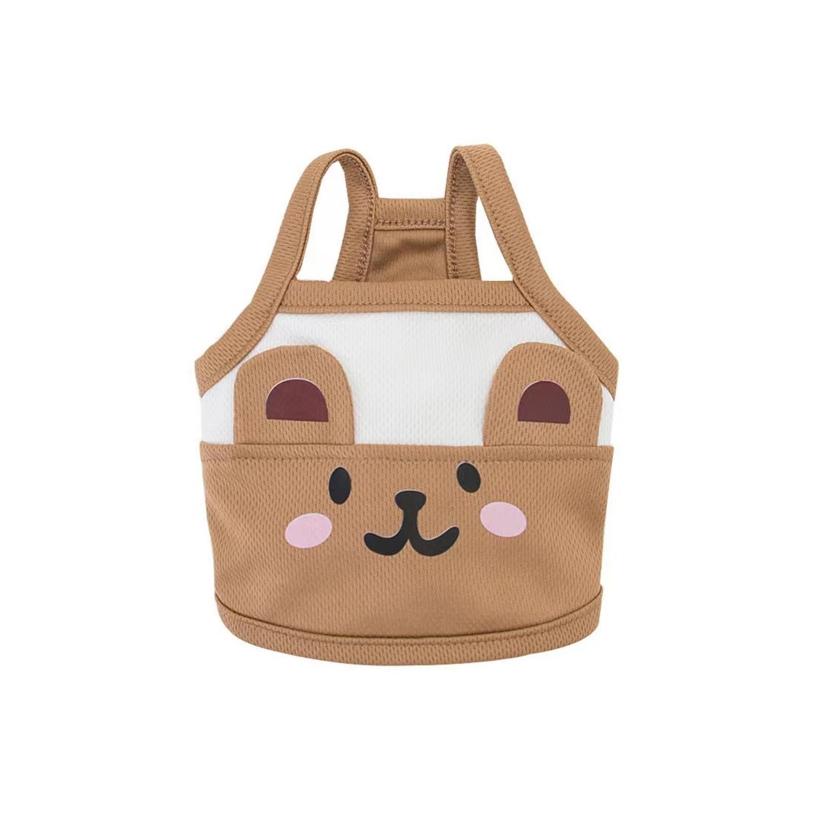 Cute Bear-Themed Pet Summer Vest