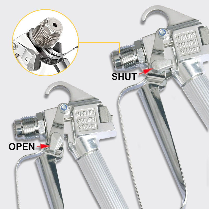 Airless paint spray gun