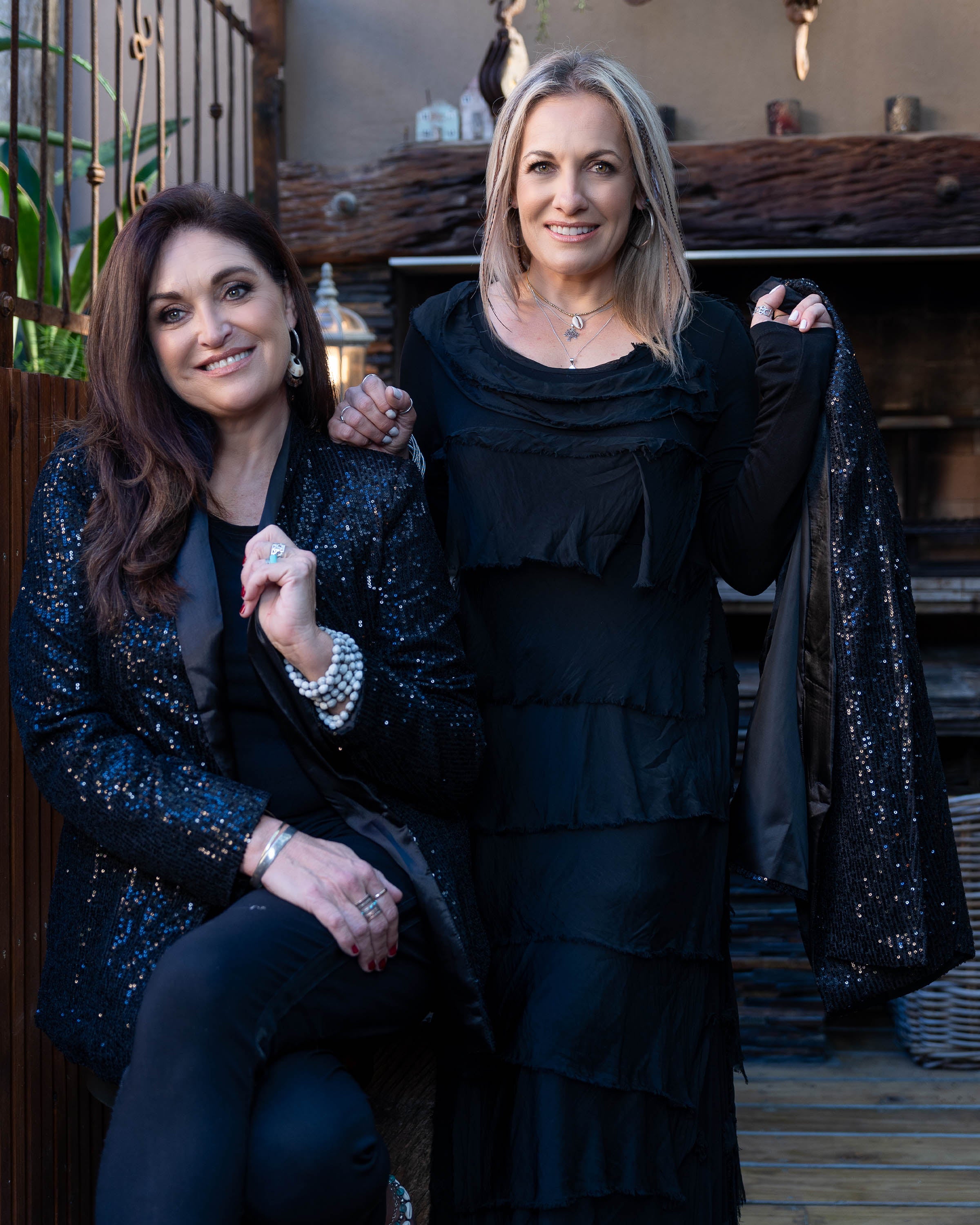 Starry Night Sequin Jacket | Black