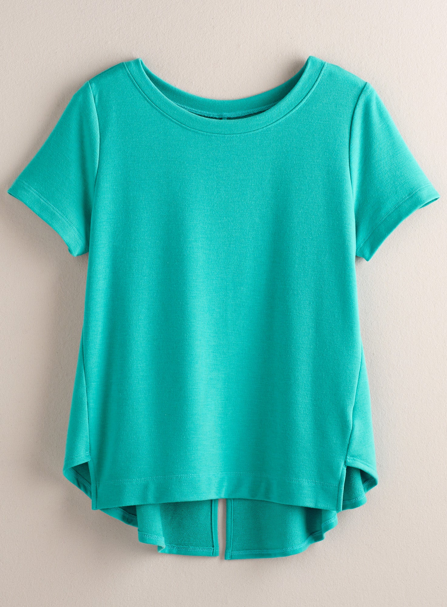 Swingy Slit-back Tee