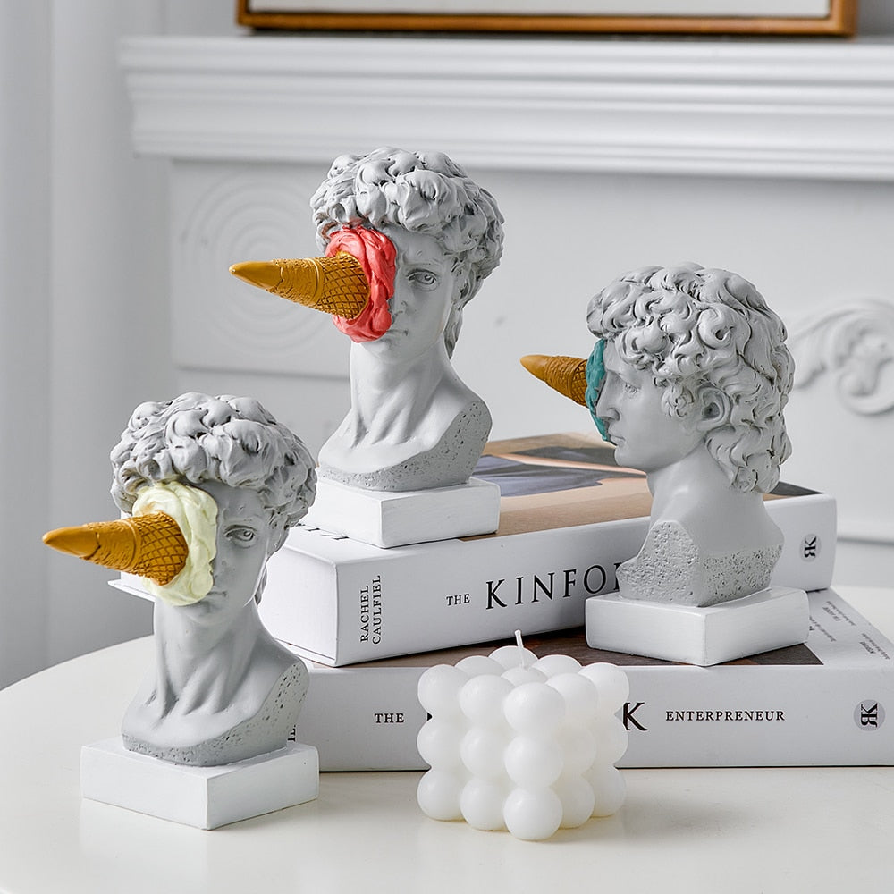 David Ice Cream Sculpture