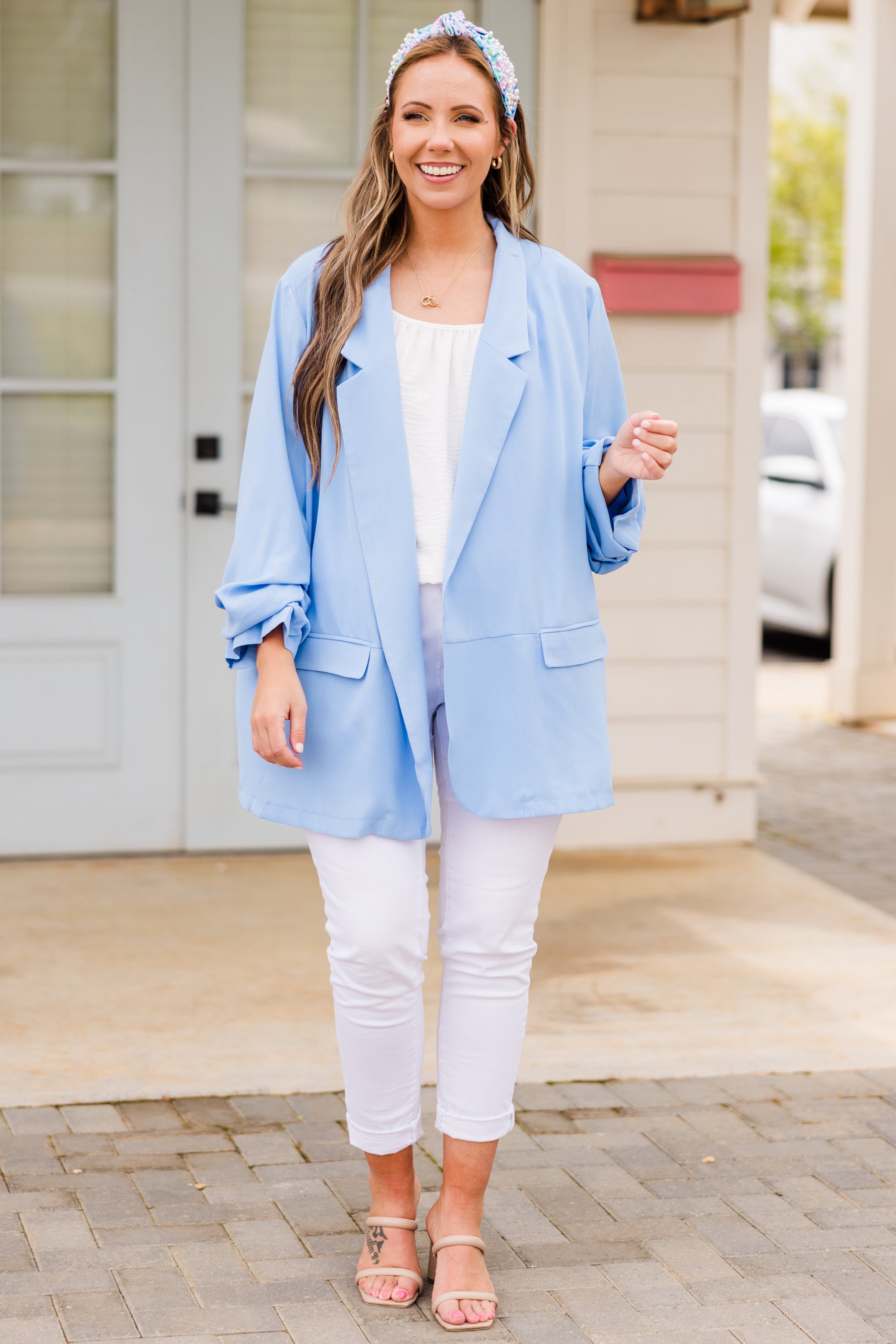 My Delight Blazer. Sky Blue