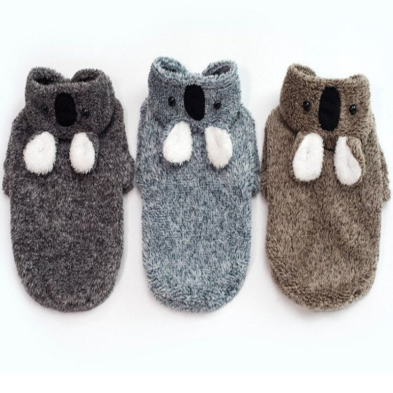 Dog Hoodies Clothes Solid Color