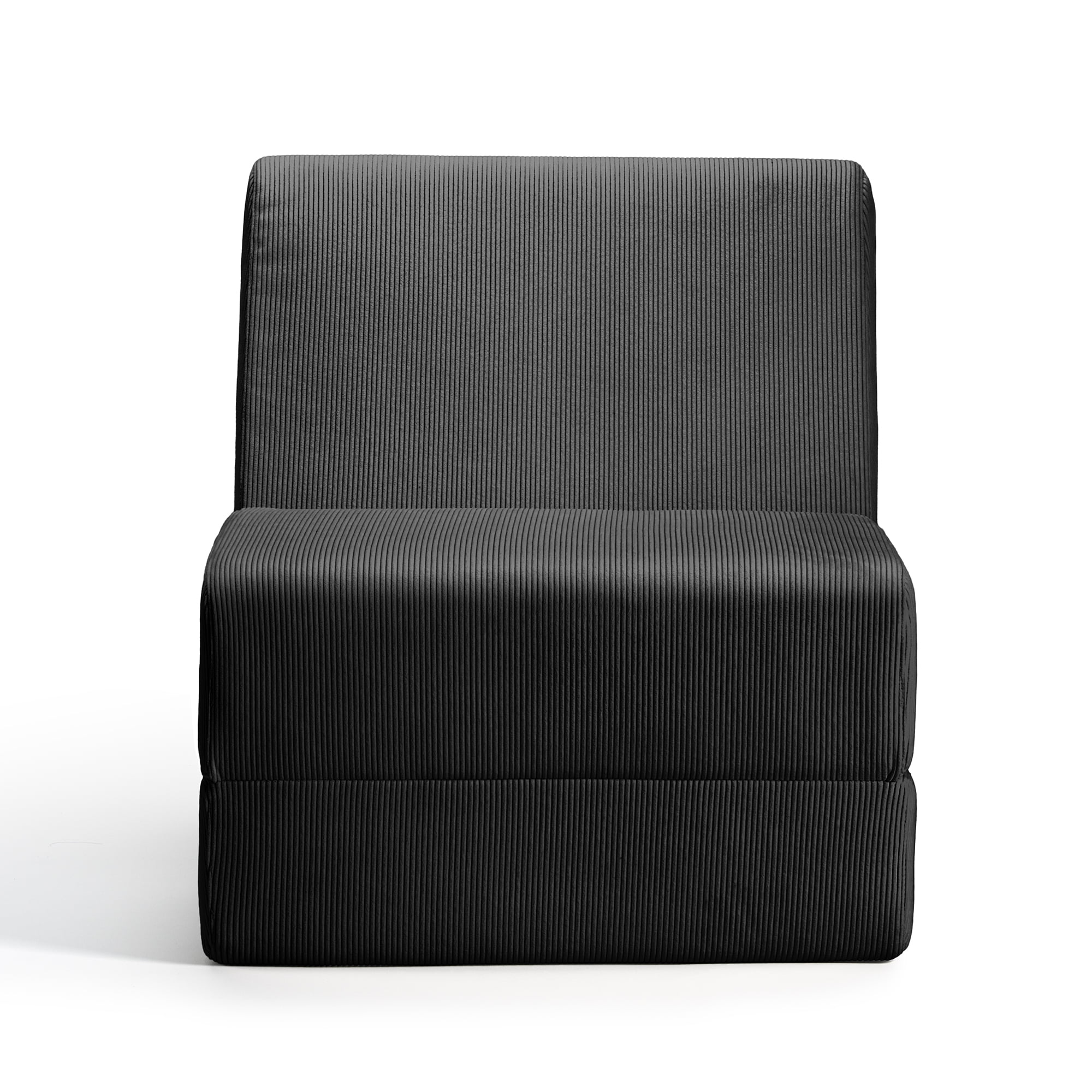 Folding Sofa Bed, 3 in 1 Convertible Sleeper Chair, Floor Couch with Back Support, Single Chair Bed for Living Room