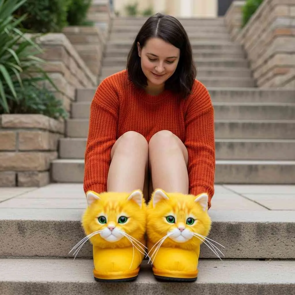 Fluffy Cat Boots for Women Who Love Comfort