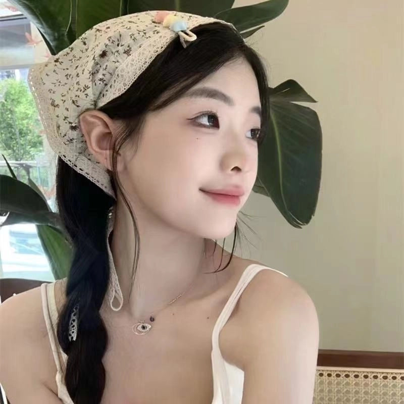 Women's Casual Sweet Ditsy Floral Polyester Lace