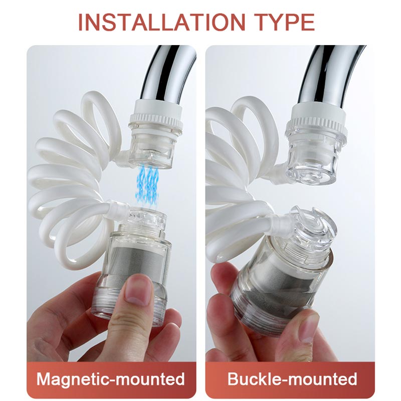 Universal Stretchable Extension Faucet with Filter