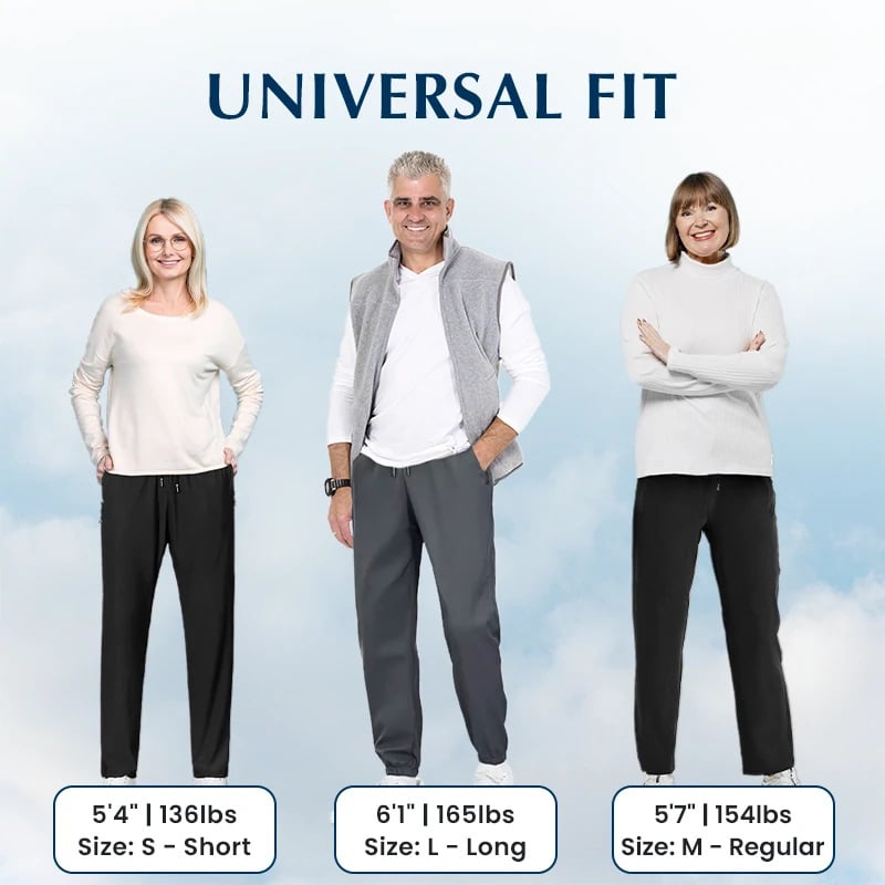 New Plus Size Unisex Ultra Stretch Quick Drying Pants