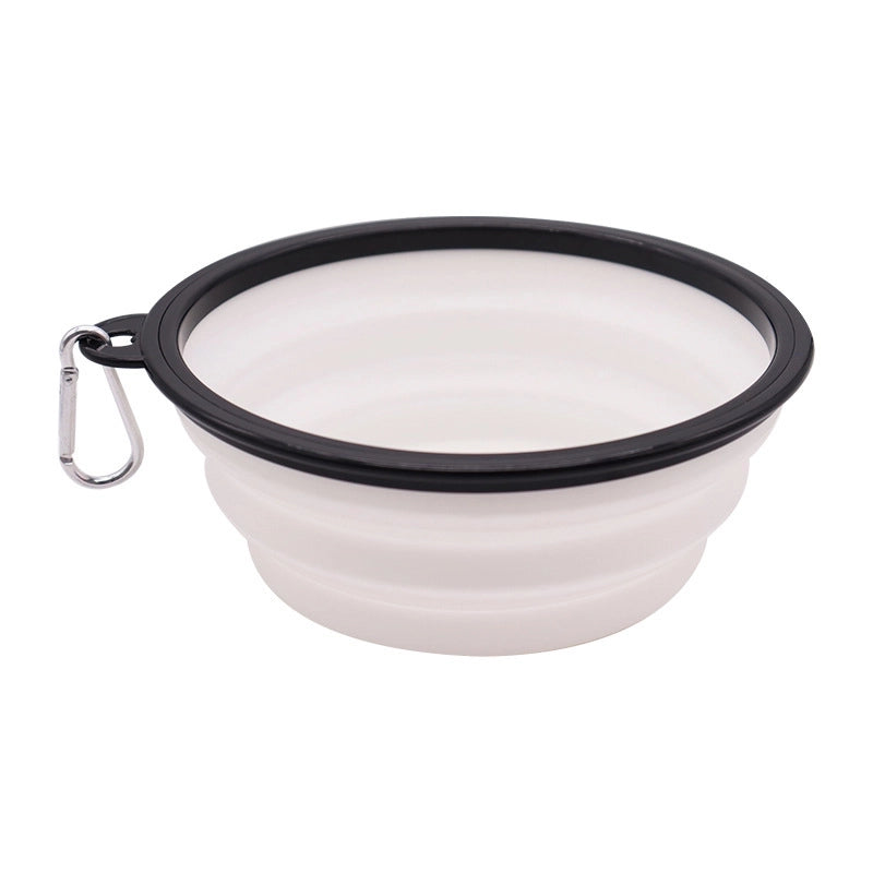 Minimalist Plastic Solid Color Pet Tableware