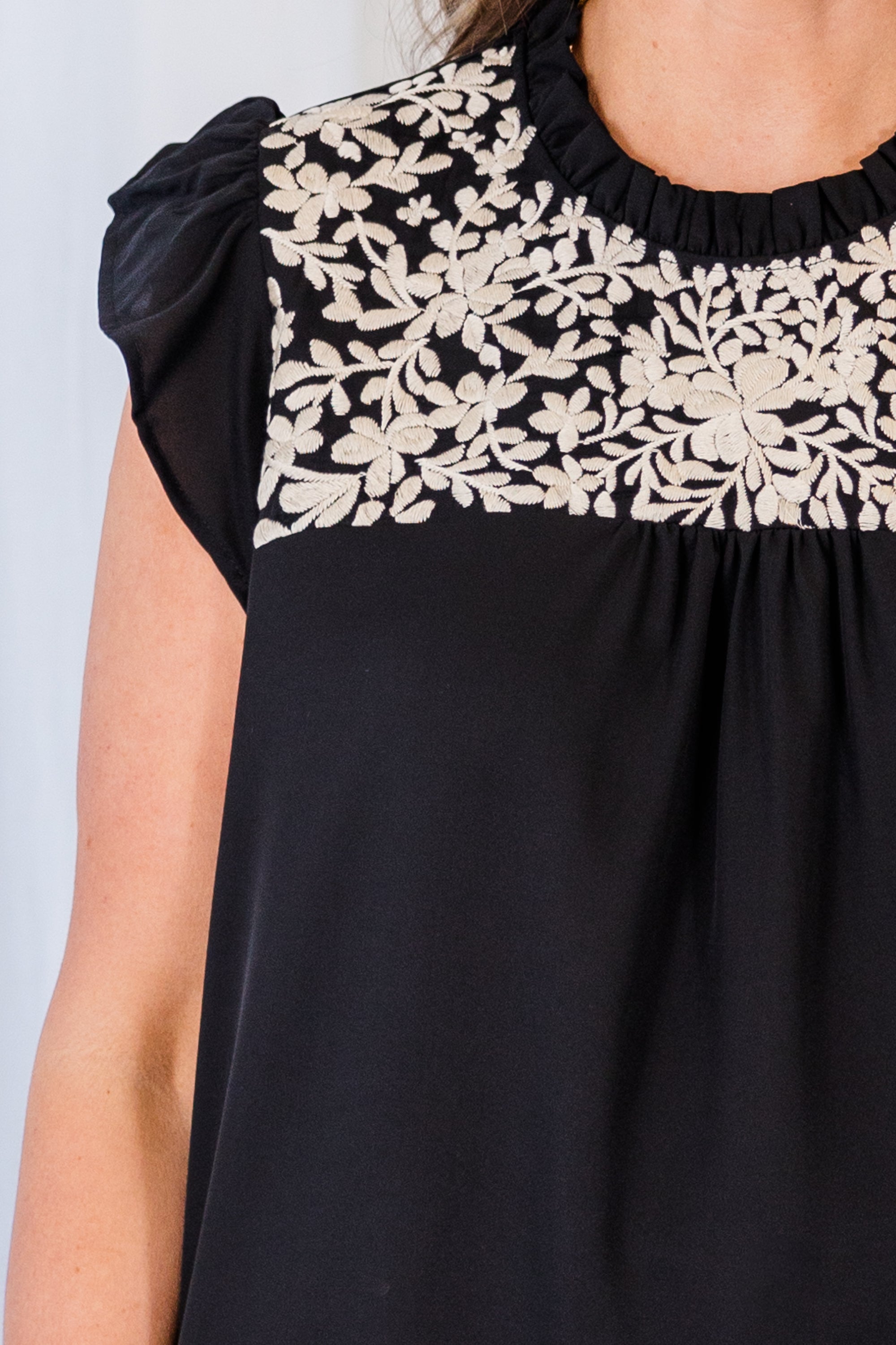 Glamorously Me Top. Black