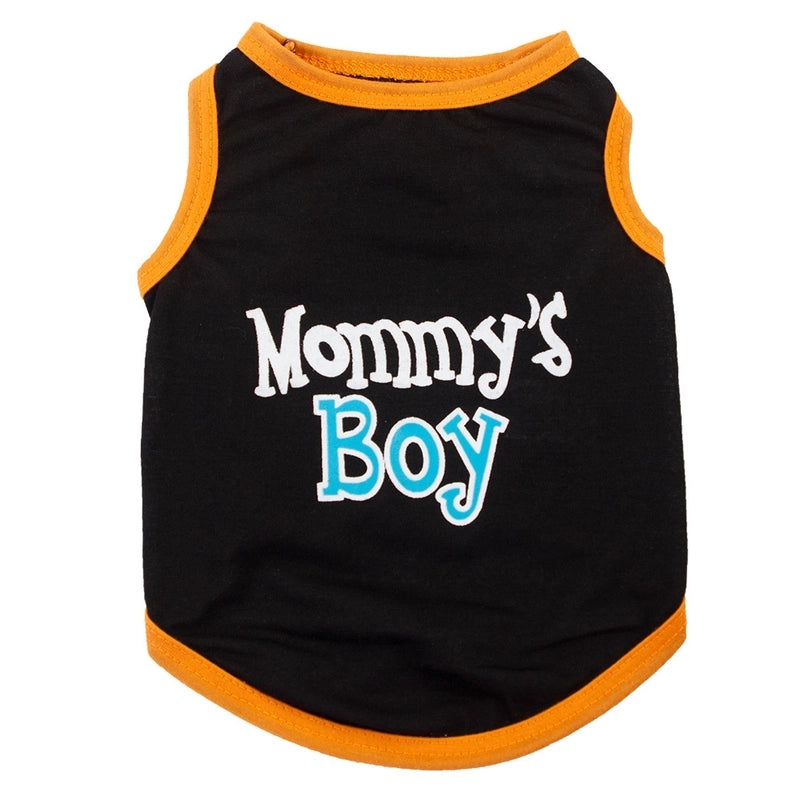 Pet Dog Casual Cotton Letter Pattern Clothes