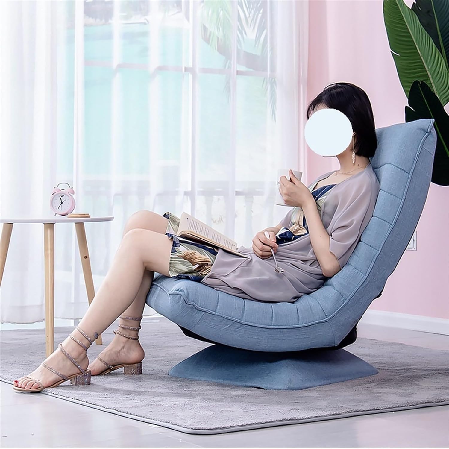 Lazy Sofa, Single Leisure Sofa, Rotatable Leisure Chair