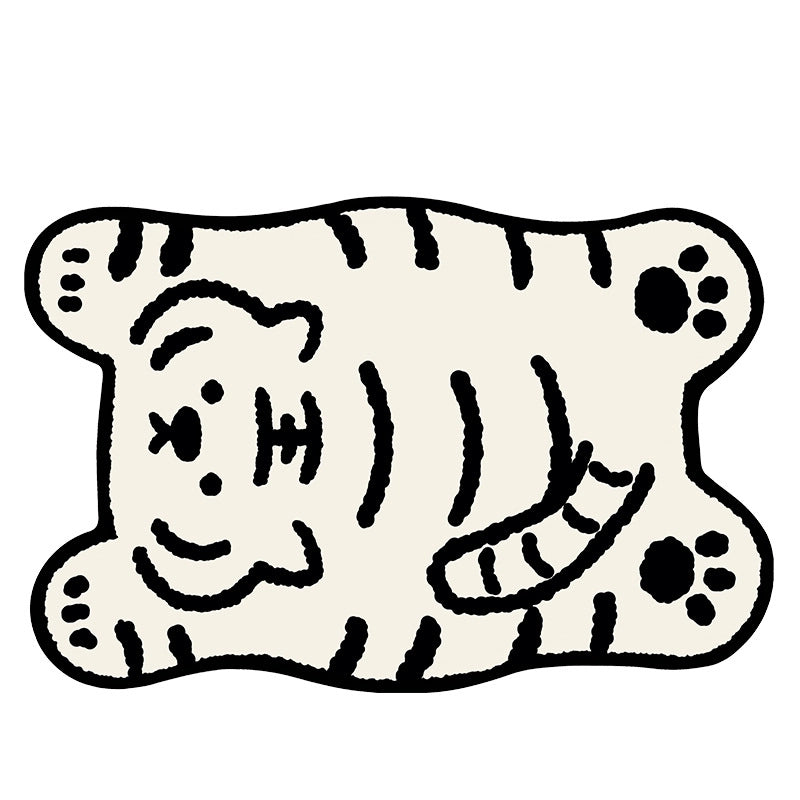 Cute Animal Faux Leather Carpet Bathing