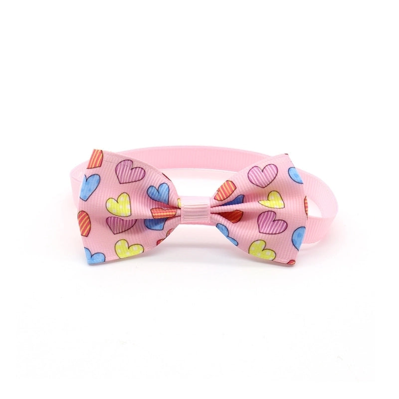Valentine's Day Pet Cat Dog Heart Shape Bow Tie Pet Supplies