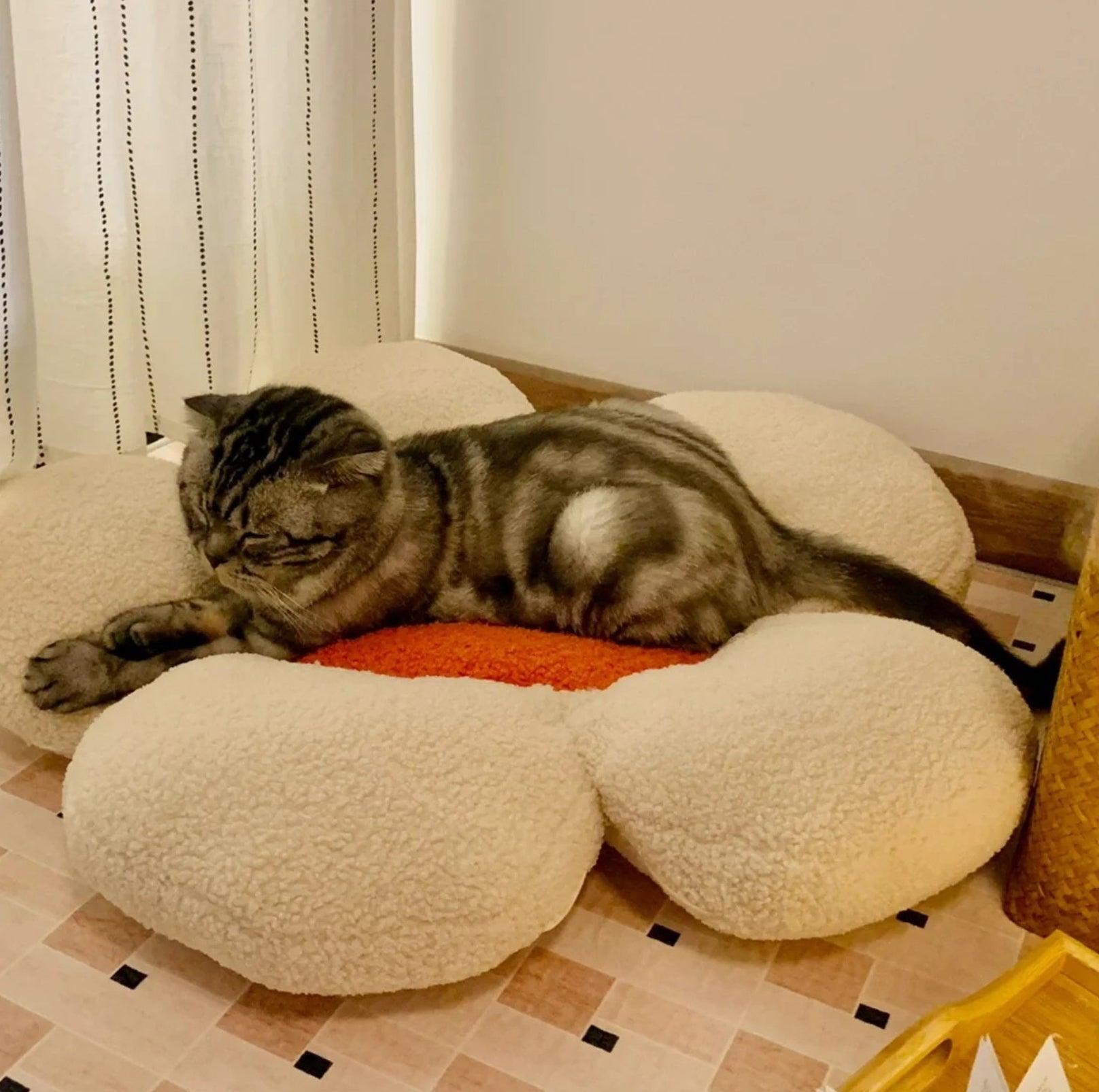 Wuliii Flower Style Cozy Pet Bed