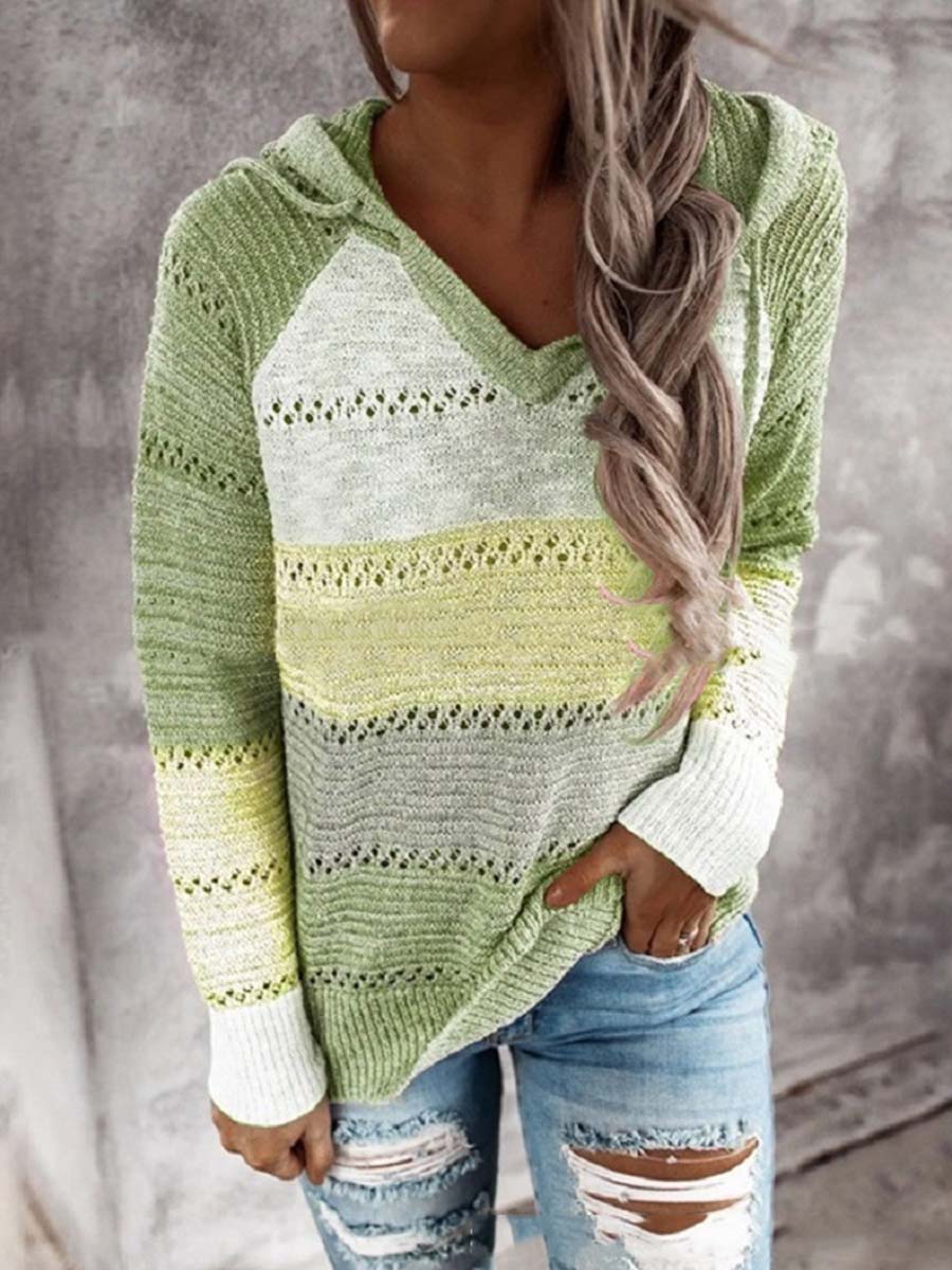 Hollow Out Knitted Tops