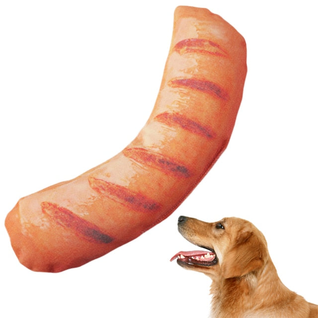 Grilled Food-Shaped Chew Toys