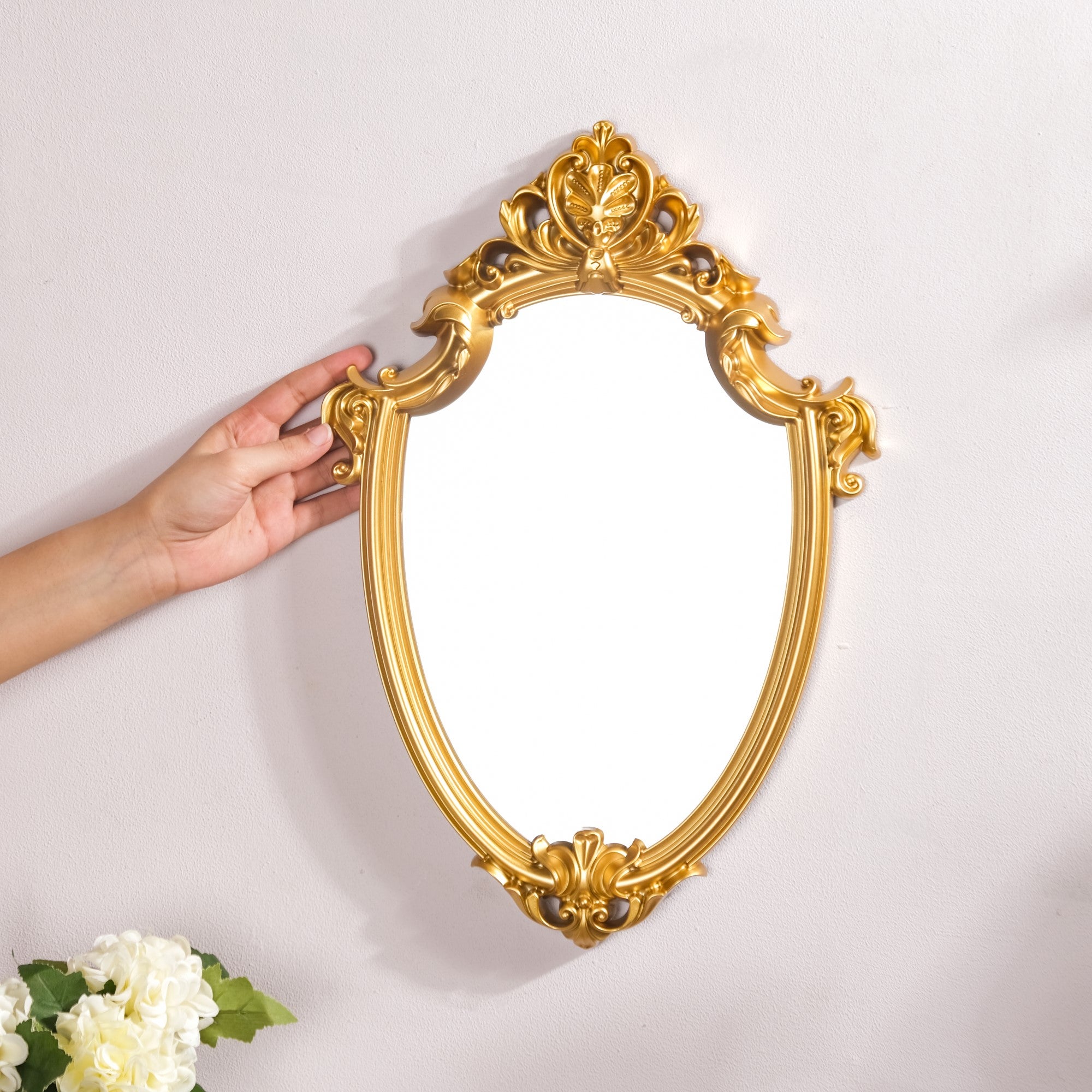 Decorative Gilded Wall Mirror Gold