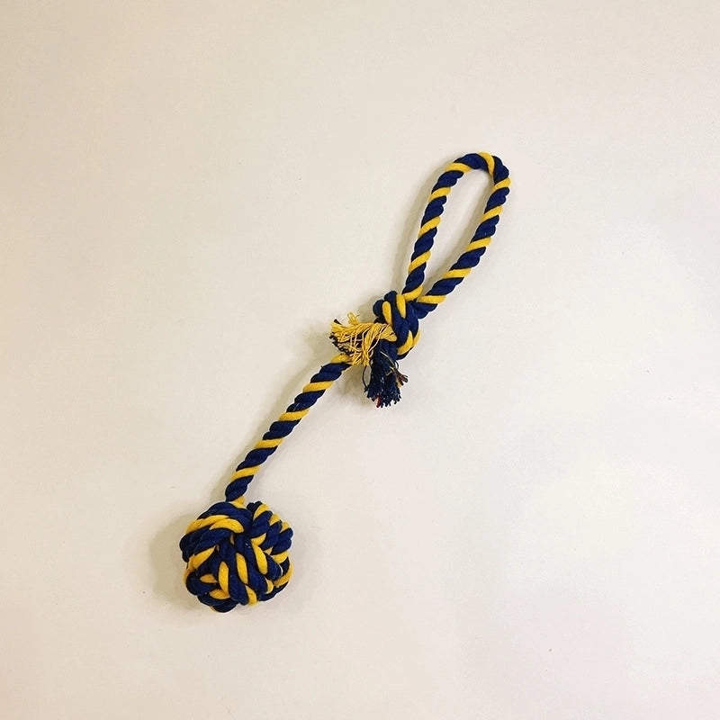 Basic Cotton Rope Color Block Pet Toys