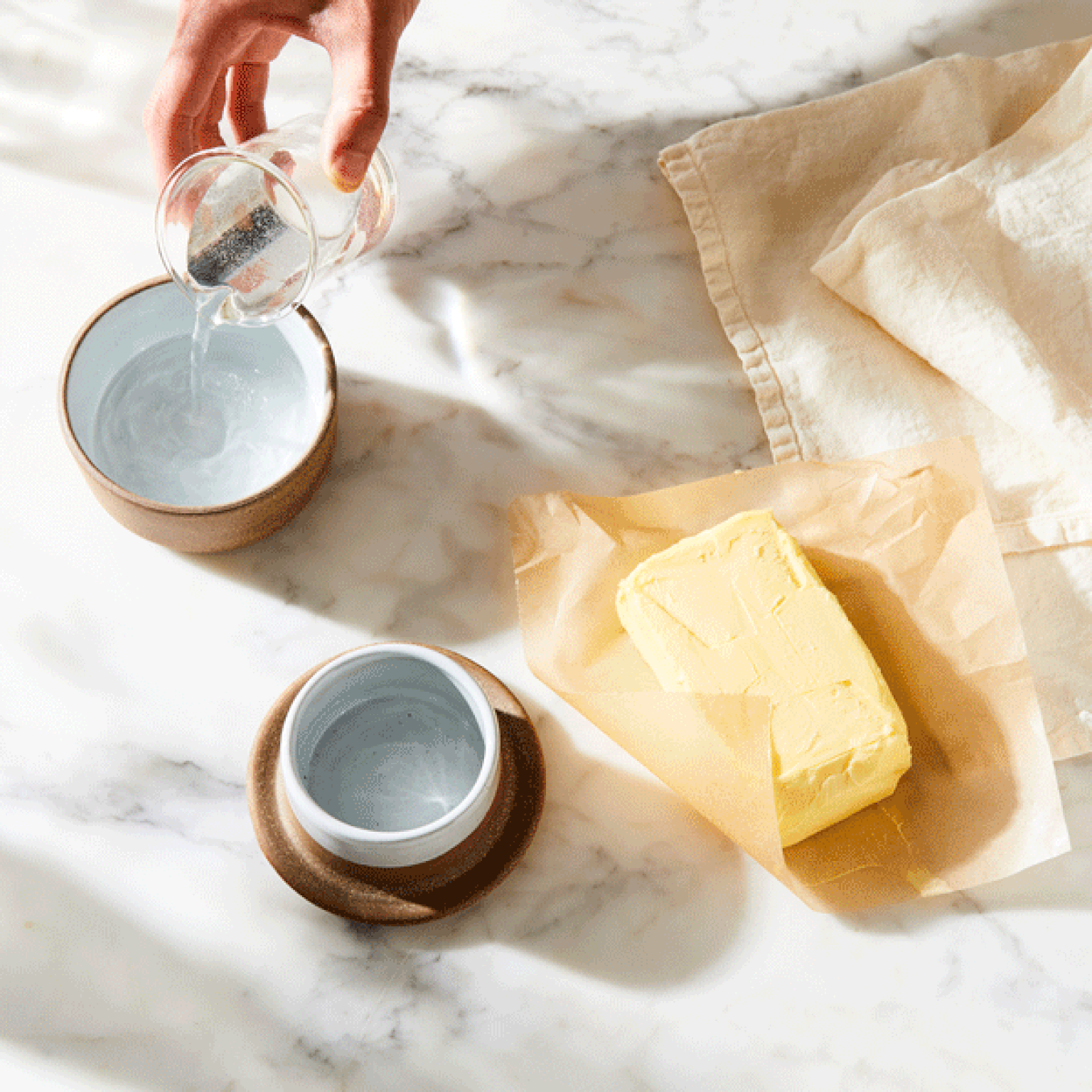 French Ceramic Butter Keeper