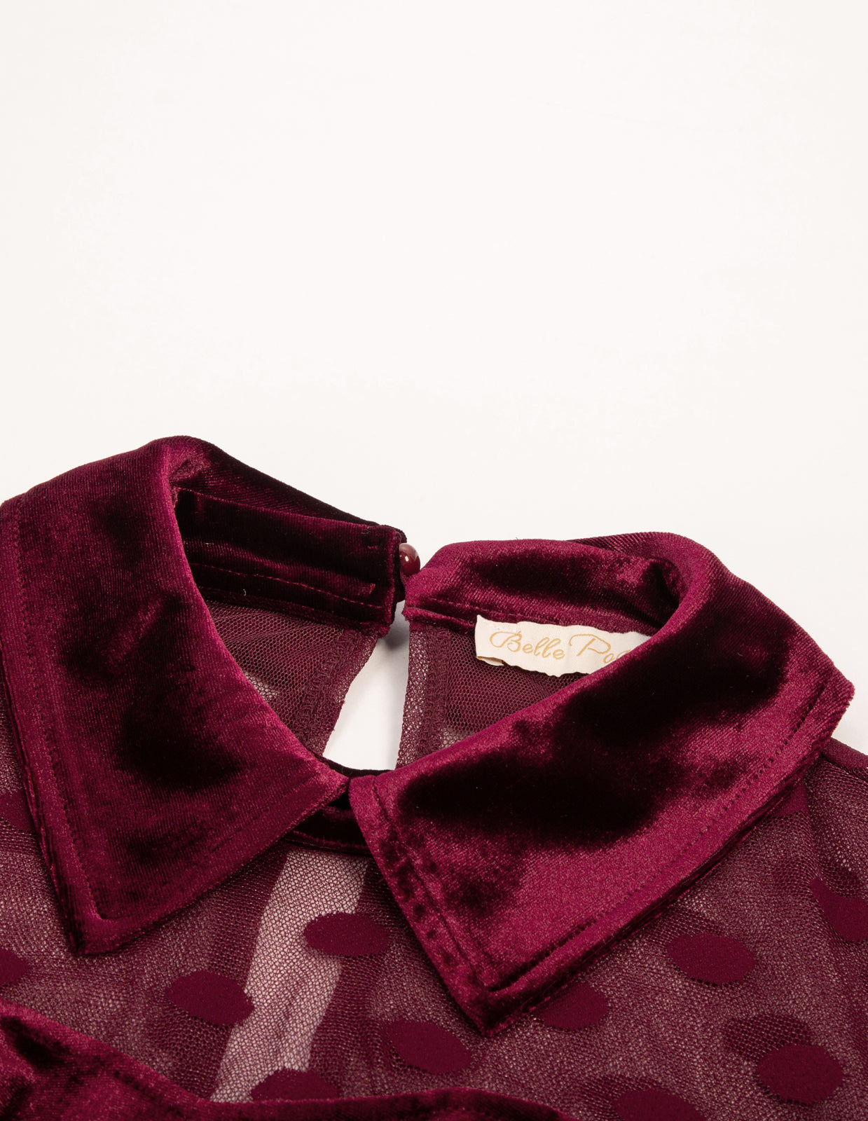 Vintage See-Through Mesh Patchwork Dress 1/2 Sleeve Lapel Bodycon Dress