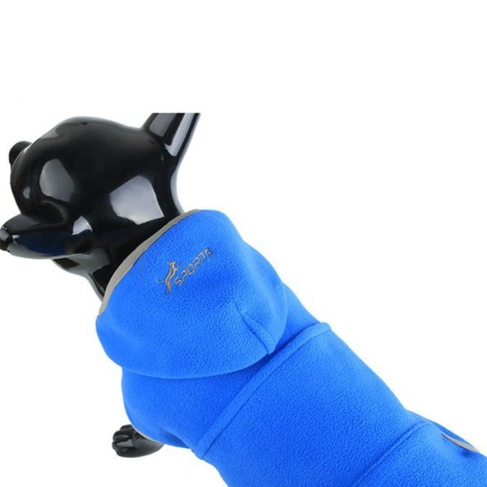 Polar Fleece Warm Dog Cat Hooded Jacket