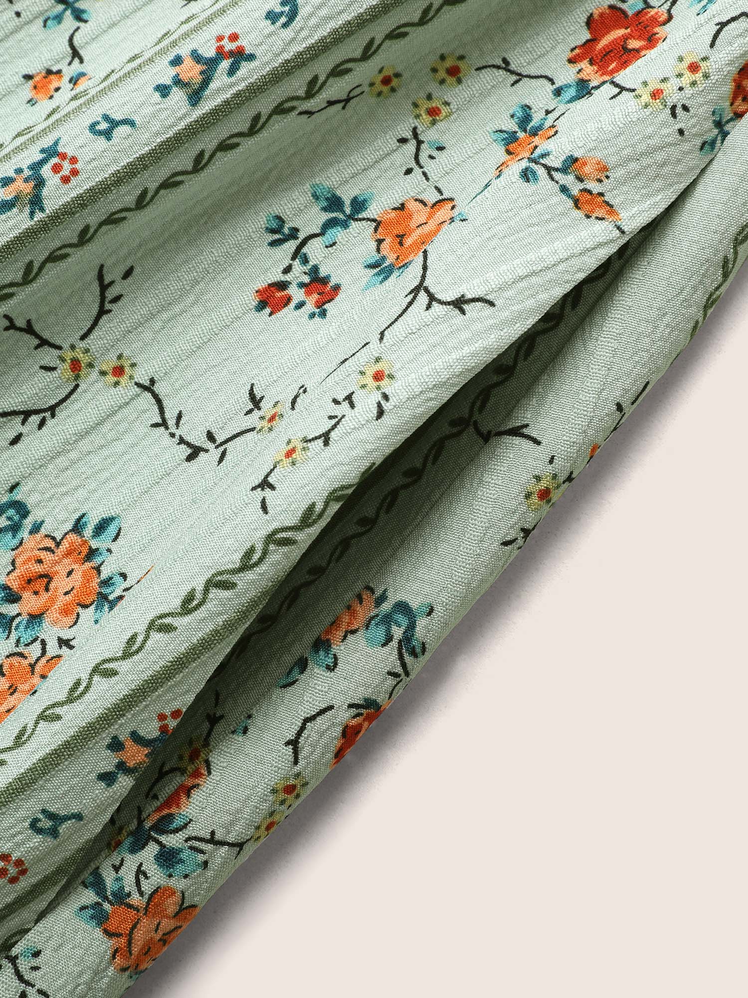 Boho Print Square Neck Maxi Cami Dress