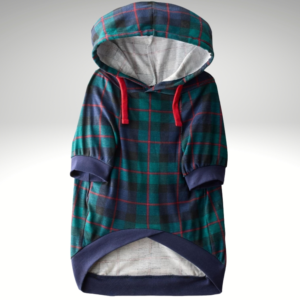 Lightweight Hooded Tee Organic Cotton Dog Hoodie Pet Coat