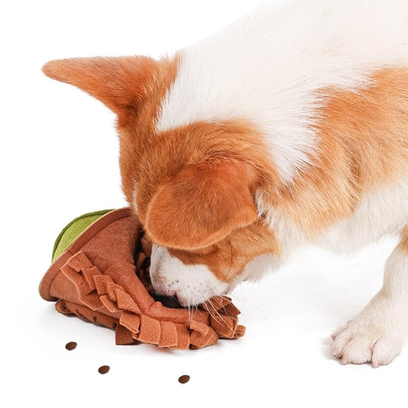 Dog Snuffle Mat Plush Nut Toy