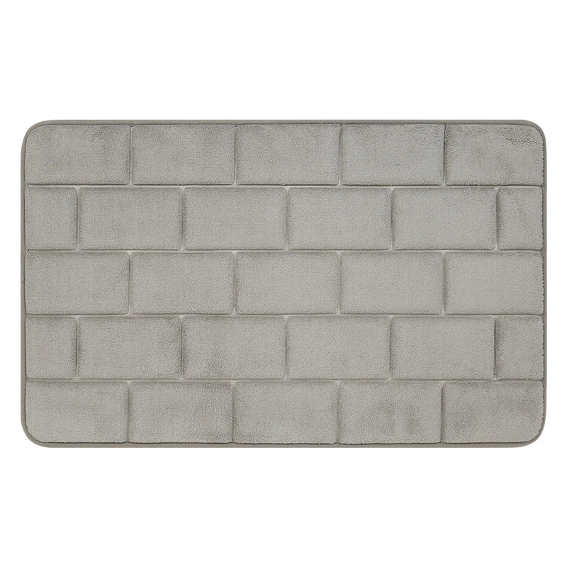Memory Sponge Door Mat Bedroom Foot Mat Kitchen Mat Bathroom Water Absorbent Quick-drying Carpet Bathroom Non-slip Floor Mat