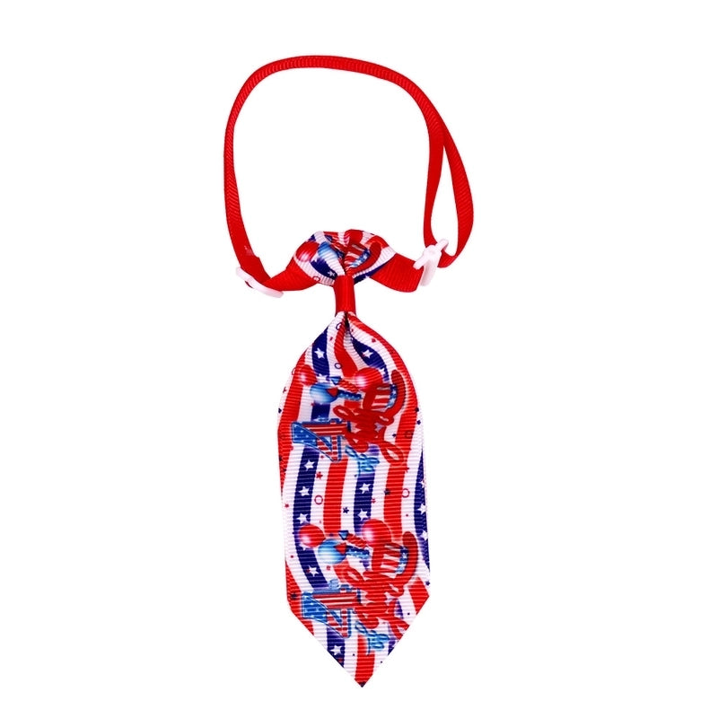 New Everyday Casual Independence Day Dog Tie Accessories