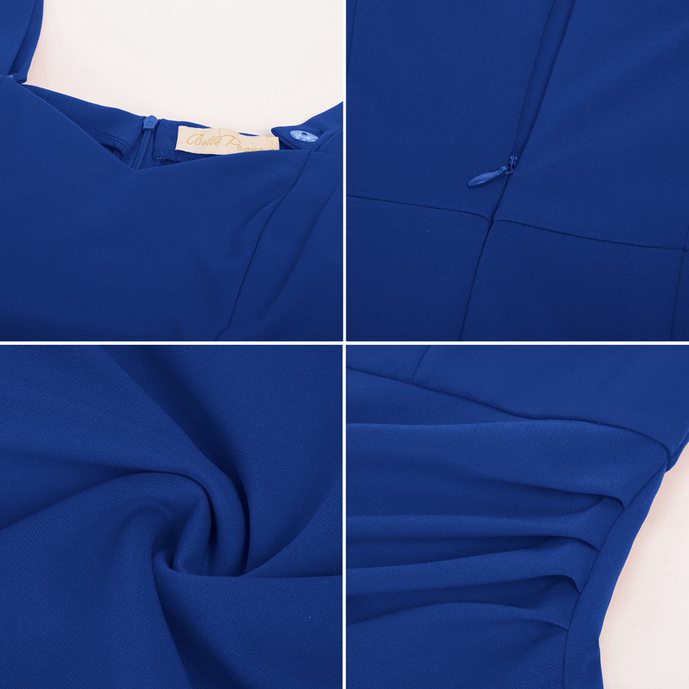 Ruched Wrap Sweetheart Neck Sleeveless Bodycon Dress