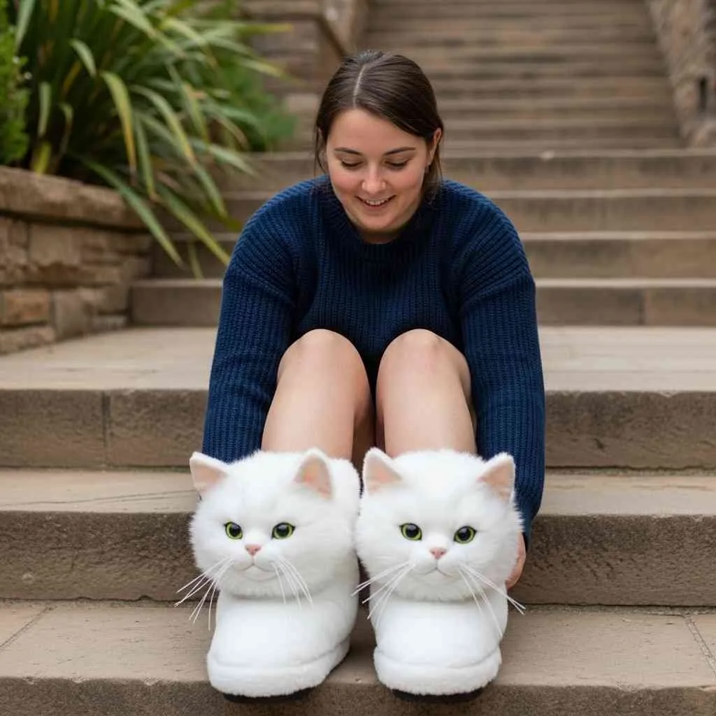 Fluffy Cat Boots for Women Who Love Comfort