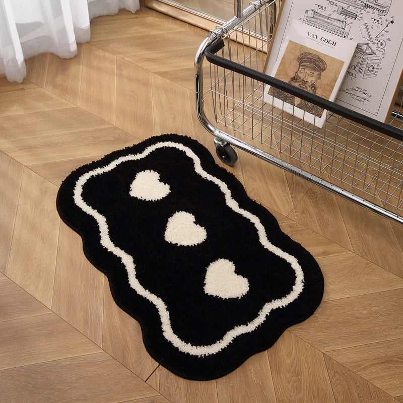 Thickened Floor Mat Door Mat Door Bedroom Water Absorbent Carpet Bathroom Home Hall Mat Bathroom Anti-Slip Mat