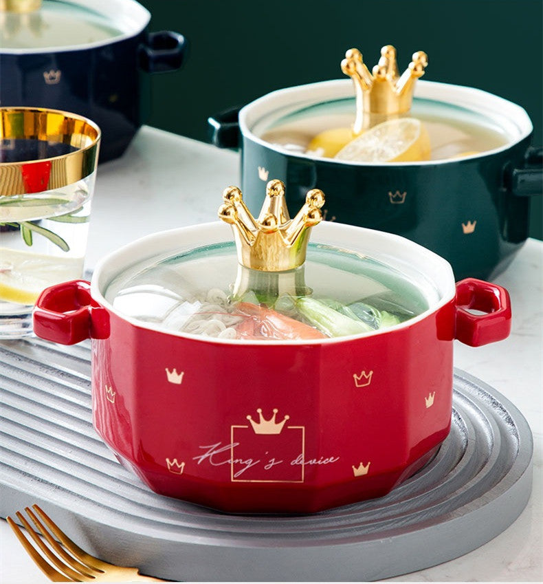 CERAMIC SERVING BOWL