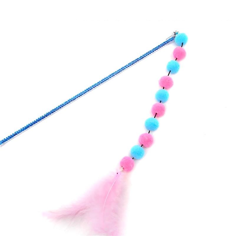Cat Pom Pom Teaser Toy