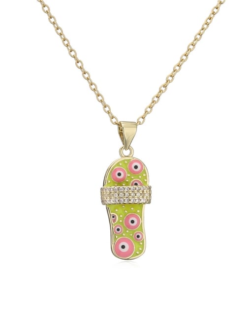 Coloured Sandals Pendant & Chain