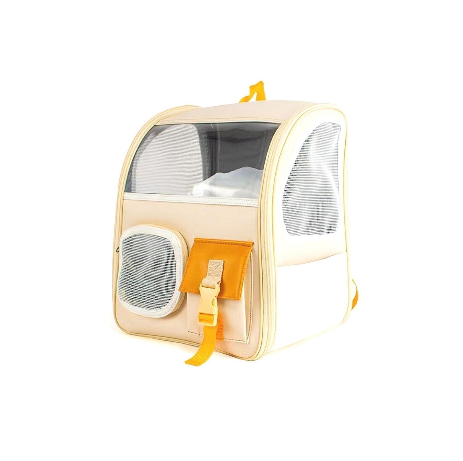 Back to School Clear Shoulder Bag Cat and Small Dog Carrier