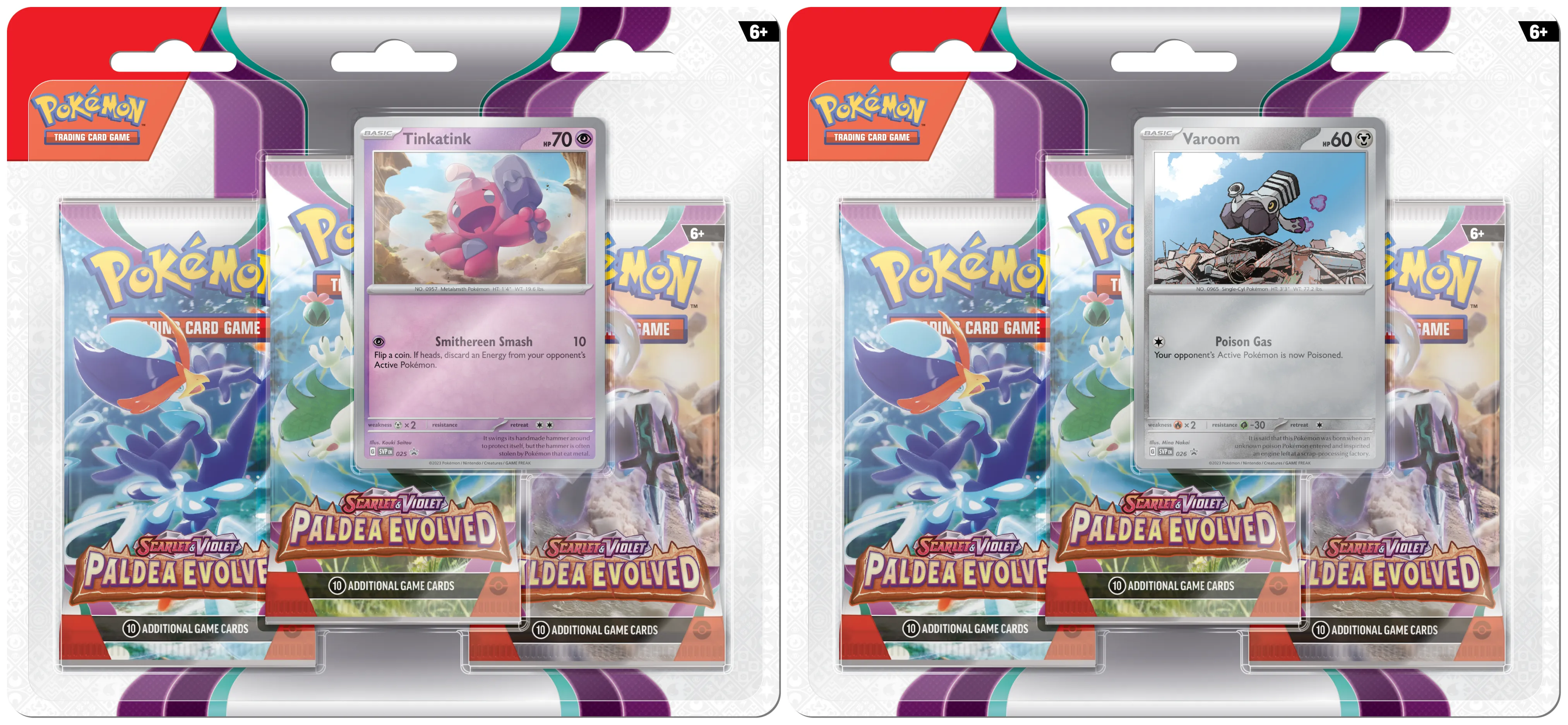 Pokémon: Scarlet and Violet - Paldea Evolved 3PK Blister Combo