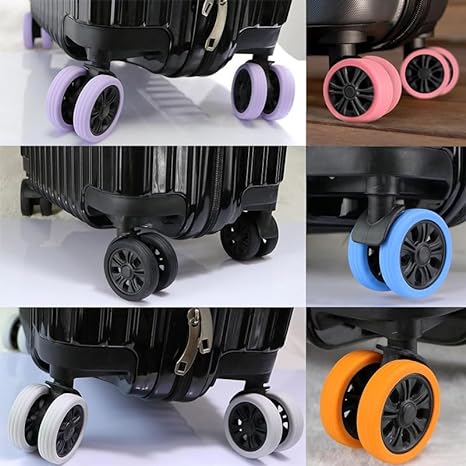 8 Pcs Luggage Compartment Wheel Protection Cover