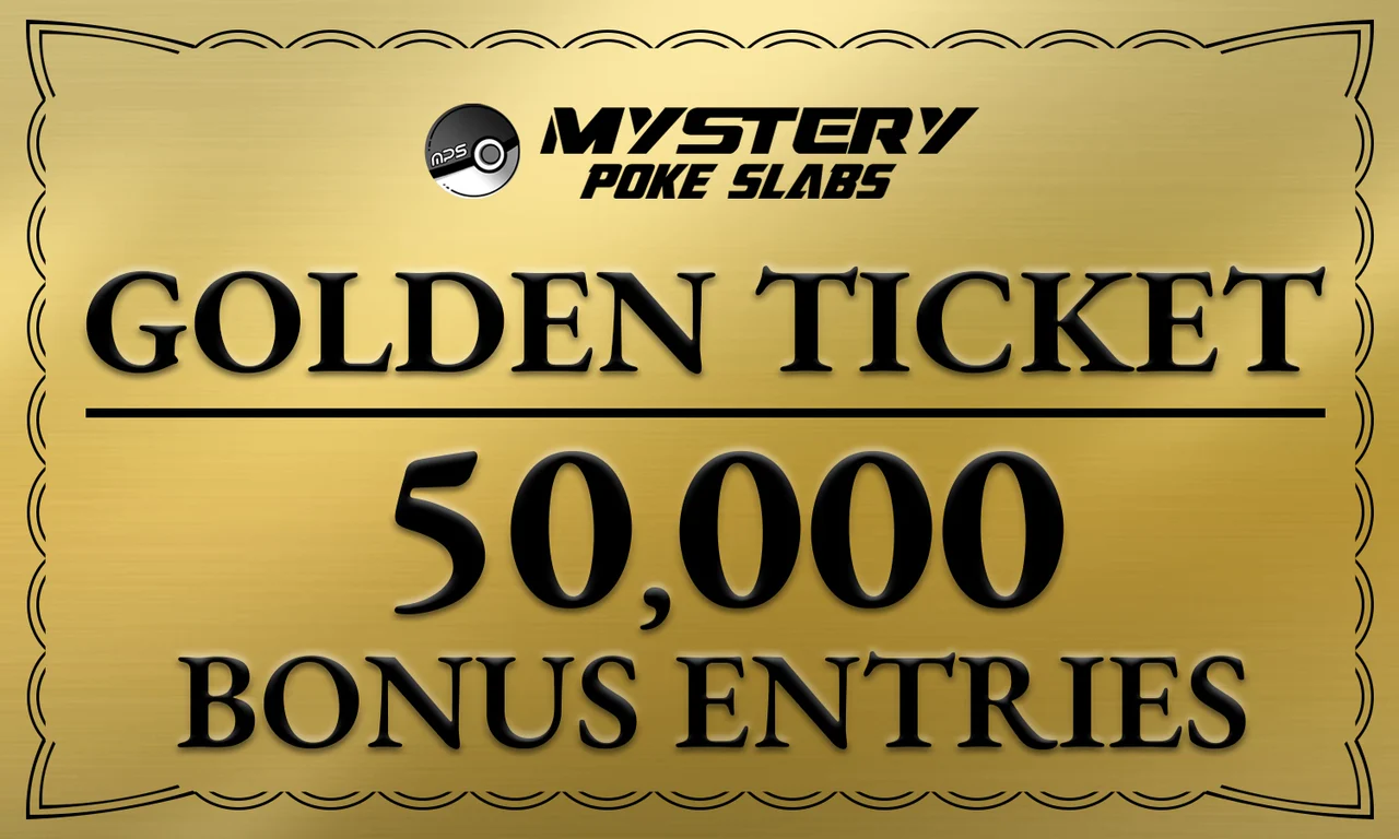 Golden Ticket 50,000 Entries Plus Free Gift
