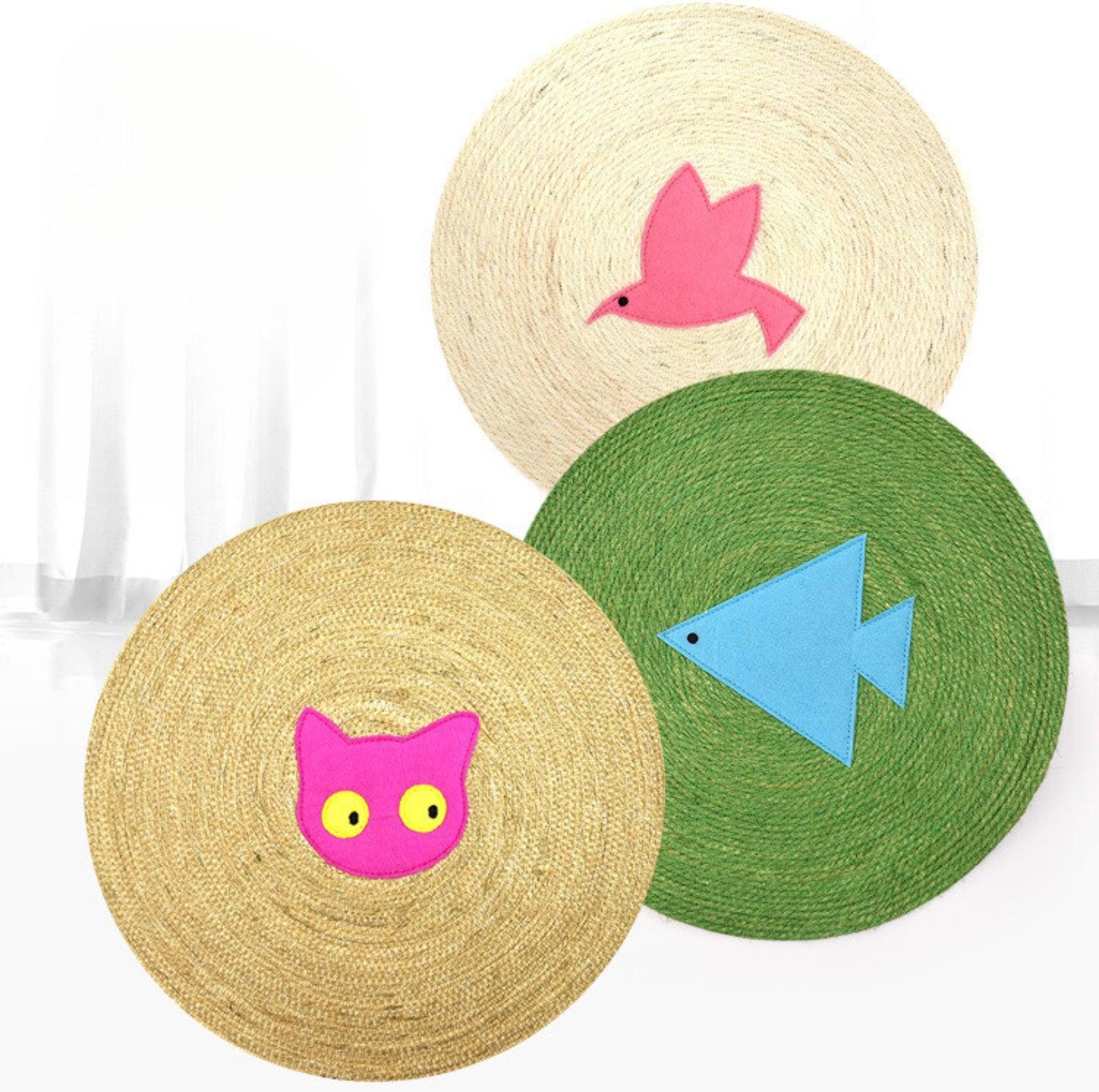 Cartoon Animal-Styled Cat Scratching Mat