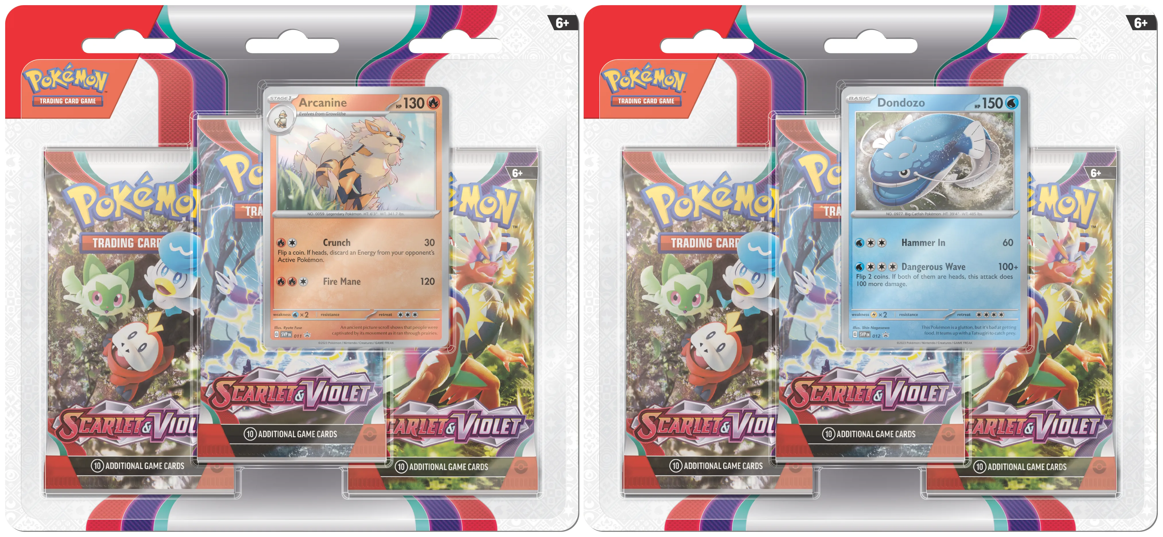 Pokémon: Scarlet & Violet 3PK Blister Combo