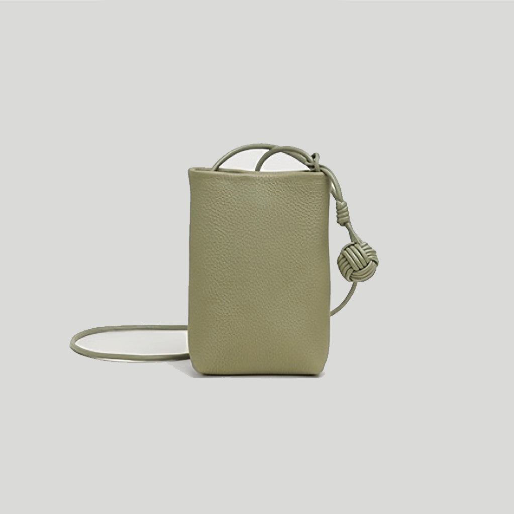 Hanging Ball Leather Bag