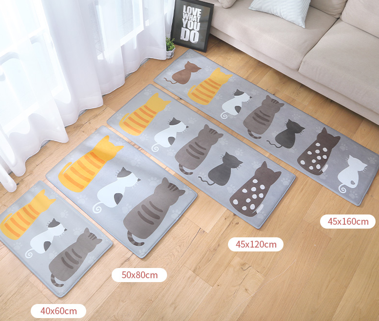 Printed Cat Mat - Antiskid Mat